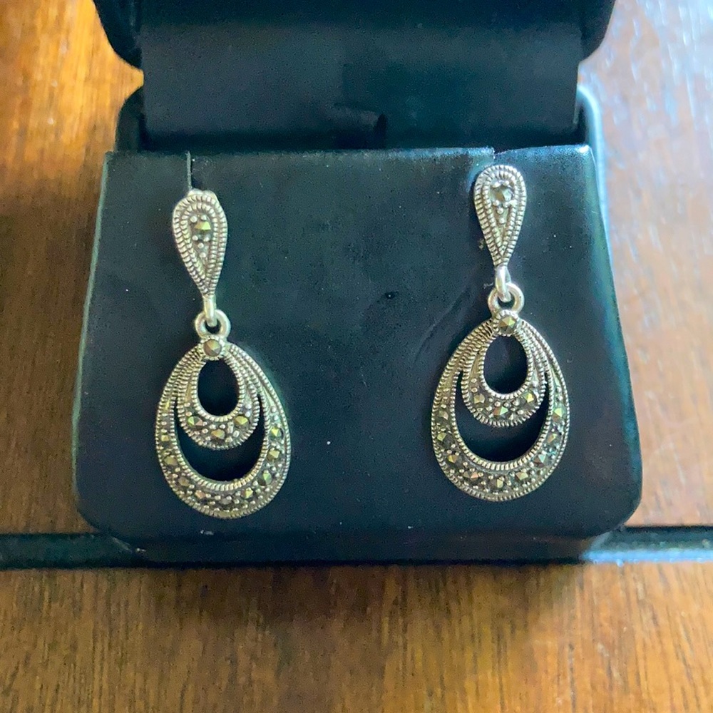 Sterling Silver Teardrop Earrings